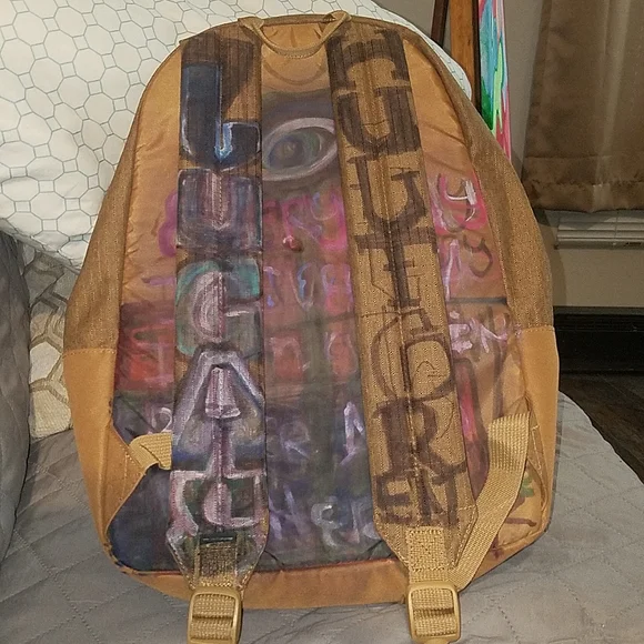 Dakine backpack art work is one of a kind